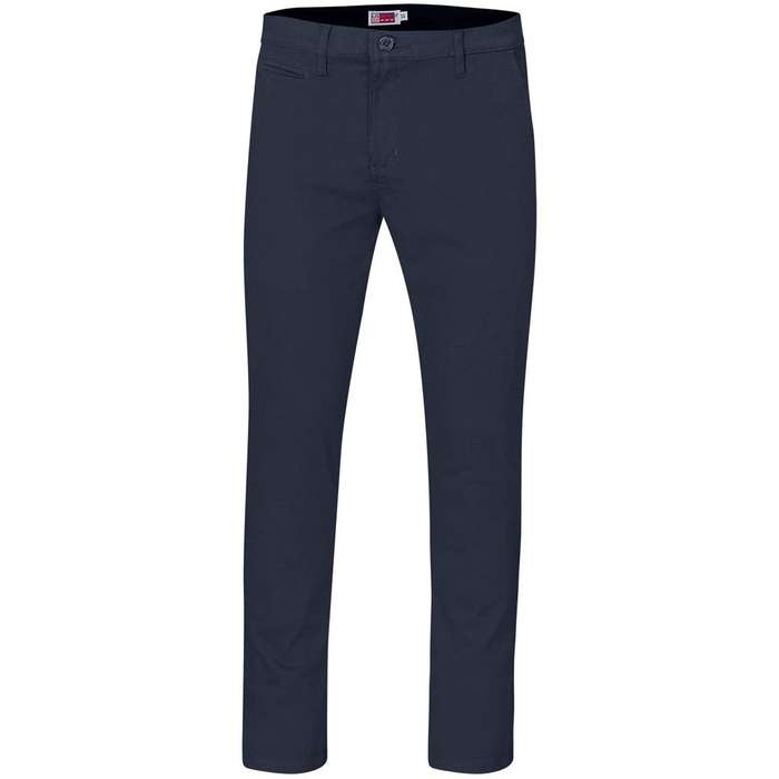 US Basic Superb Stretch Chino Pants - Mens - navy (BAS-11214)
