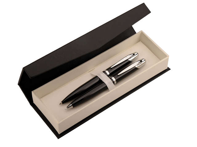 Summit Ballpen/Pencil Set - black (W-1221SET)