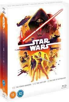 Star Wars Sequel Trilogy: The Force Awakens/The Last Jedi/The Rise Of Skywalker (Blu Ray)