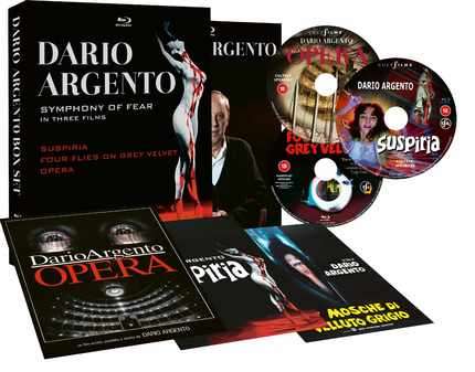Dario Argento: Suspiria/Opera/Four Flies On Grey Velvet (Blu Ray)