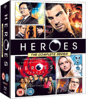 Heroes - Seasons 1-4 Complete Collection + Heroes Reborn (Blu Ray)