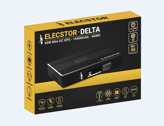 Elecstor 60W Mini UPS 14400mAh - 46WH