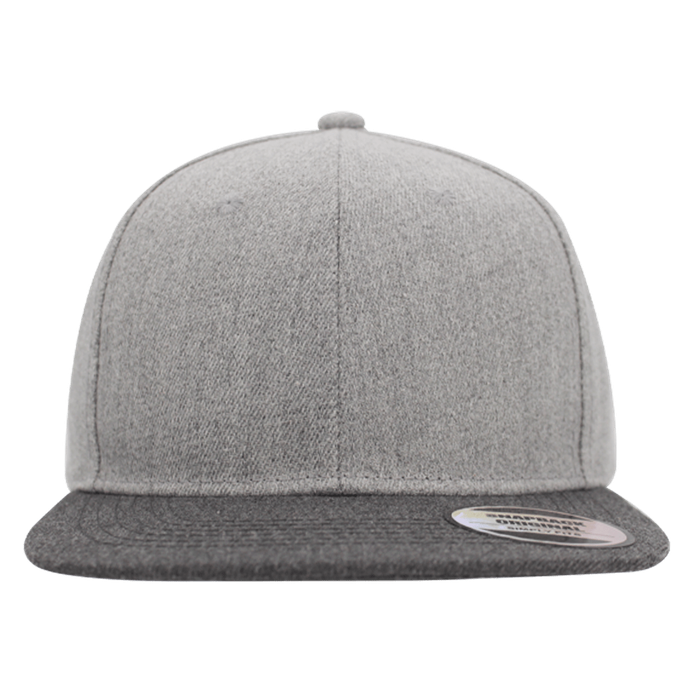 Snapback Two-Tone Cap - grey melange/charcoal (S12608)