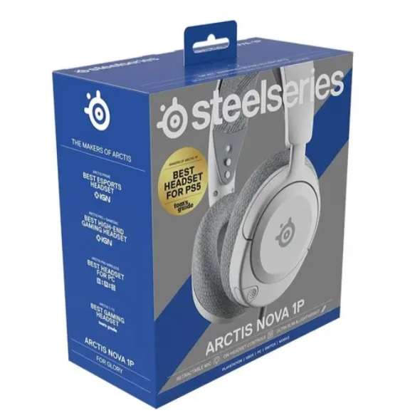 SteelSeries Arctis Nova 1P White Headset (61612)