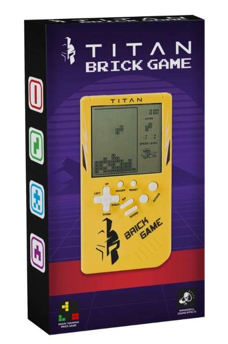 Titan - Brick Game Portable - Yellow