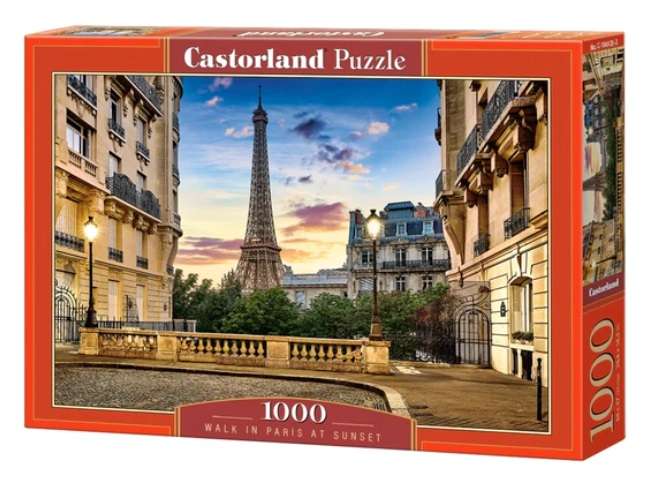 Walk in Paris at Sunset (1000 Piece Puzzle)
