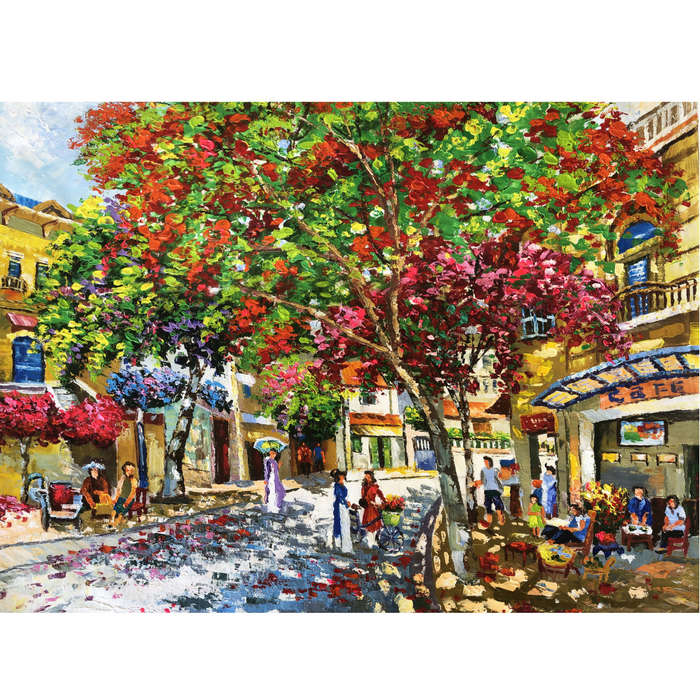 Sidewalk Cafe (1500 Piece Puzzle)