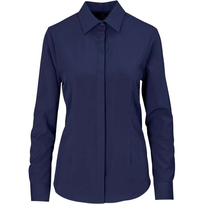 Alex Varga Long Sleeve Sorrento Shirt - Ladies - navy (AV-187)