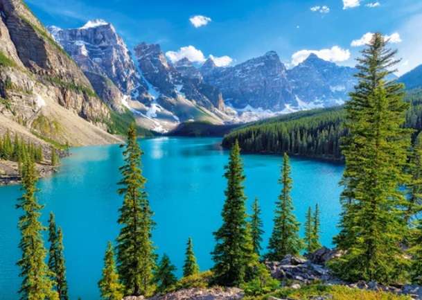 Spring at Moraine Lake, Canada (500 Piece Puzzle)