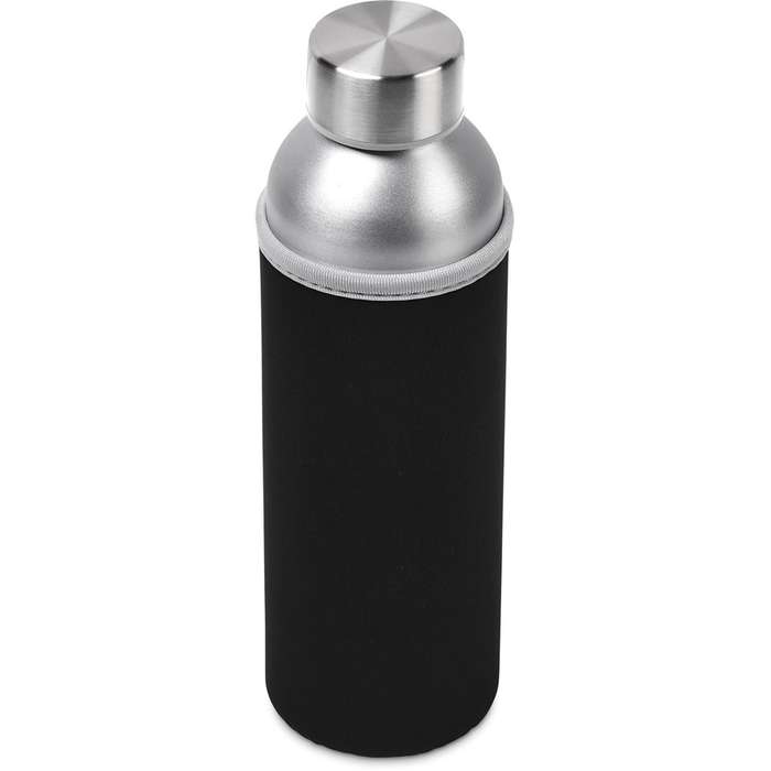 Kooshty Tosla Recycled Aluminium Water Bottle - 650ml - black (KS-23)