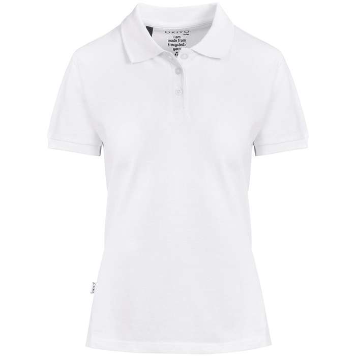 Okiyo Tenyo Recycled Golf Shirt - Ladies - white (OK-260)