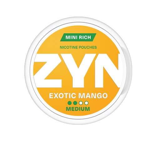 Zyn Snus: Mini Rich Nicotine Pouches - Exotic Mango Medium (ZYN01/6)