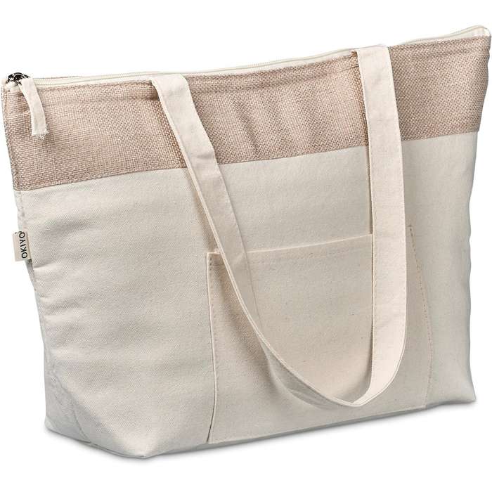 Okiyo Arshi Cotton and Jute 12 Can Lunch Cooler (OK-111)