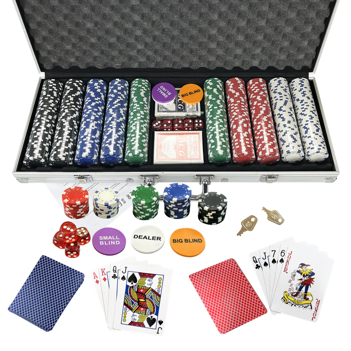 Poker Set in Case, 500 Piece (RGS5251)