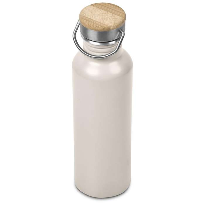 Kooshty Tugela Recycled Aluminium Water Bottle, 750ml - cream (KS-285)