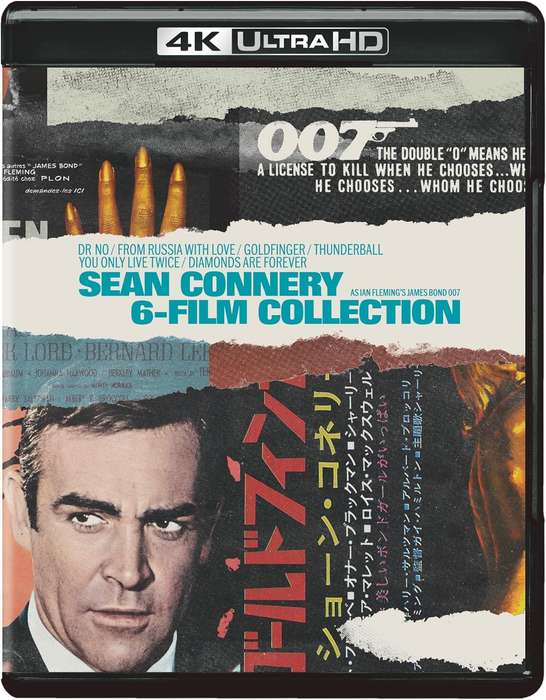 James Bond: Sean Connery Collection (6 Film) (4K Ultra HD+Blu-Ray)