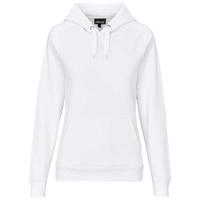 Altitude Harvard Heavyweight Hooded Sweater - Ladies - white
