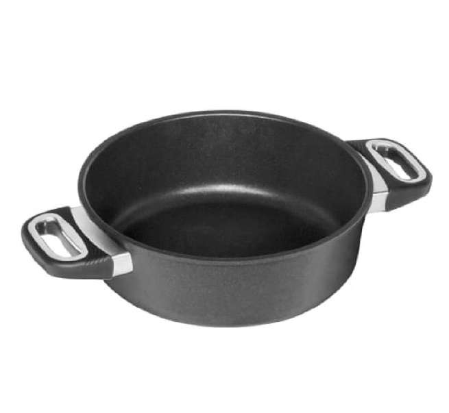 AMT Induction Pan Braising 24cm with 2 Handles (I-824)