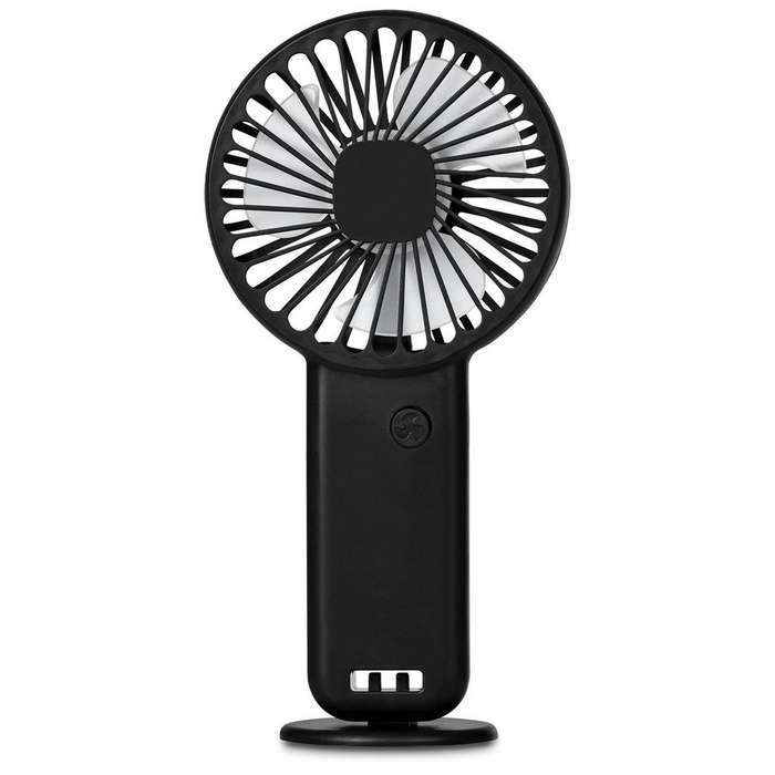 Altitude Celestia Rechargeable Handheld Mini USB Fan - black (AL-501)