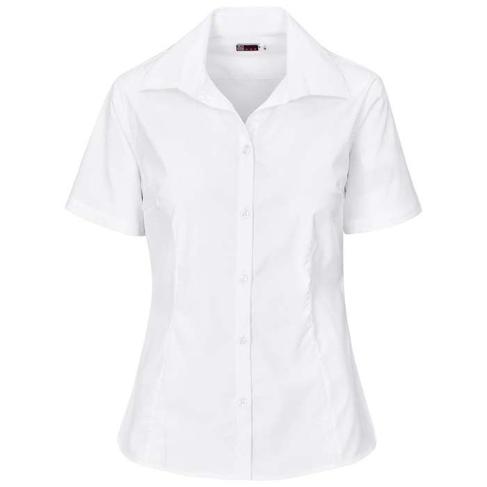 US Basic Short Sleeve Sheffield Stretch Shirt - Ladies - white (UB-193)
