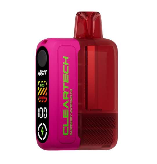 Nasty Rechargeable Bar Cleartech 38000, 50mg - Raspberry Watermelon (NSTI08)