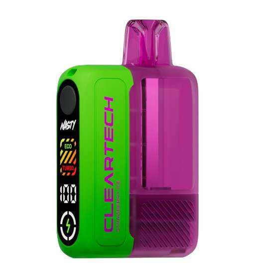 Nasty Rechargeable Bar Cleartech 38000, 50mg - Strawberry Ice (NSTI09)