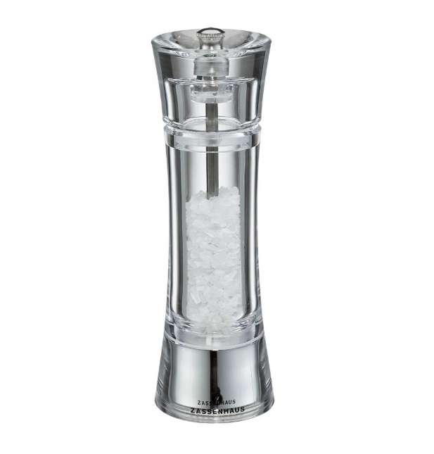 Zassenhaus Aachen Salt Mill 18cm, Acrylic (035070)