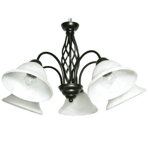 Bright Star Lighting BLACK Metal Chandelier