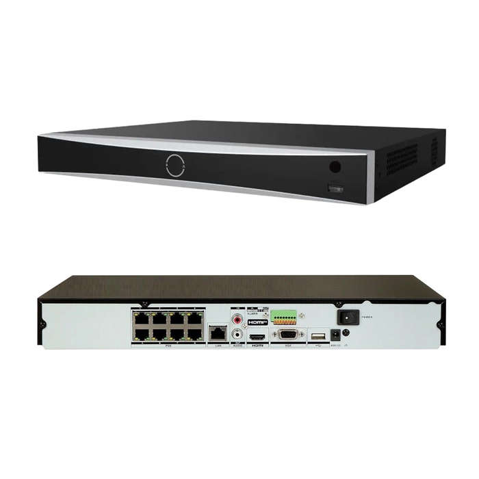 Hikvision 7600 Pro Series 8-ch PoE AcuSense 4K 1U NVR