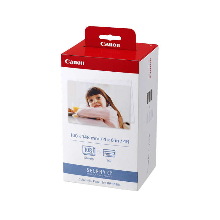 Canon KP-108IN Ink &amp; Photo Paper Set