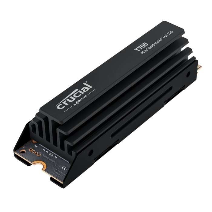 4TB Crucial T705 M.2 NVMe Gen5 with Heatsink NAND SSD