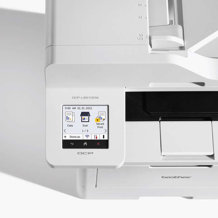 Brother DCP-L5510DW A4 Multifunction Mono Laser Printer - with 3 Year Warranty
