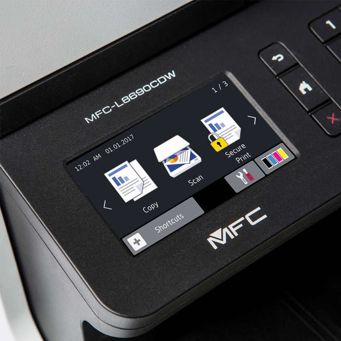 Brother MFC L8690CDW A4 Wi-Fi Multifunction Colour Laser Printer - with 3yr Warranty