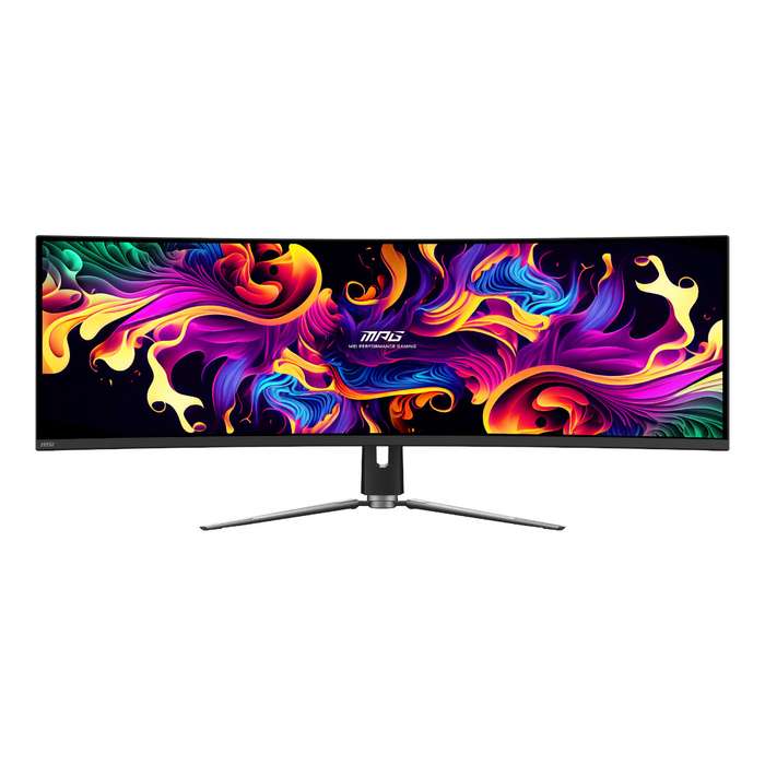 49" MSI MPG 491CQPX QD-OLED DQHD Ultra-wide Curved Gaming Monitor