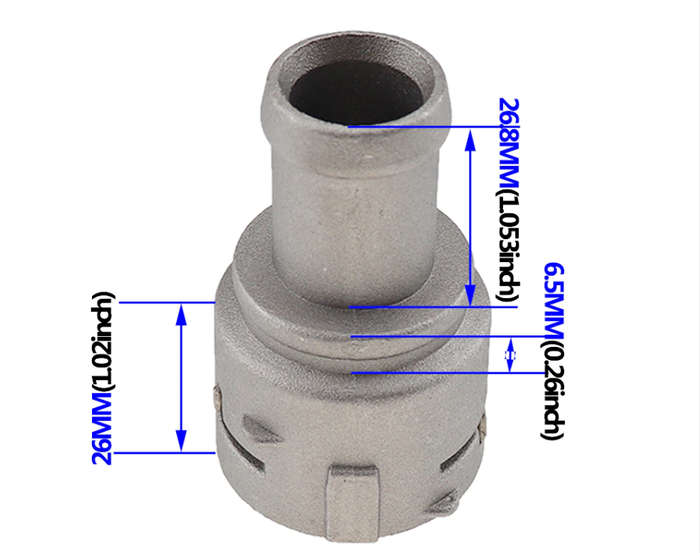 Radiator Coolant Flange Aluminum Quick Connector - AUDI VW 1.8T 20V
