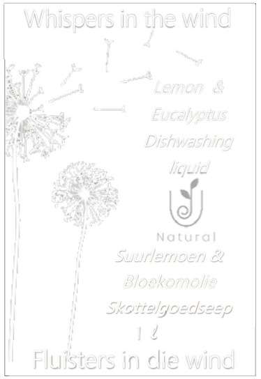 Dishwashing Liquid Lemon Eucalyptus 1l