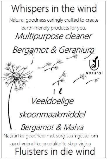 Multipurpose Cleaner Bergamot & Geranium 1l