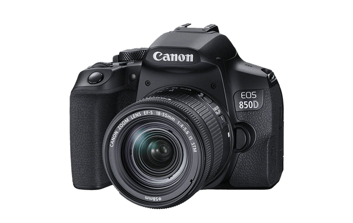 Canon EOS 850D Camera + Ef 18-55mm Lens