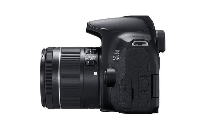 Canon EOS 850D Camera + Ef 18-55mm Lens