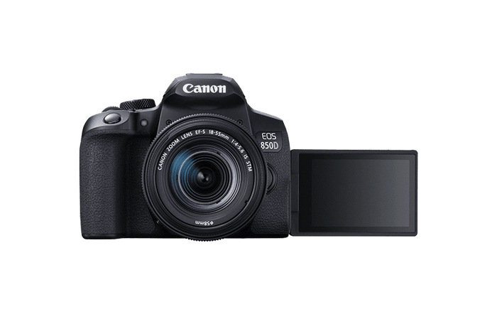 Canon EOS 850D Camera + Ef 18-55mm Lens