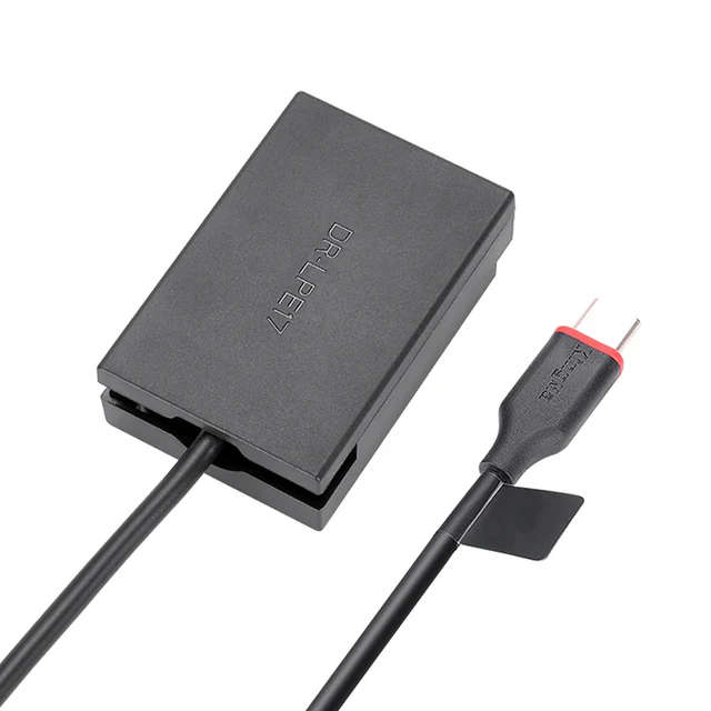 Canon TC-LPE17 LP-E17 USB-C Replacement Dummy Battery Adapter From Kingma