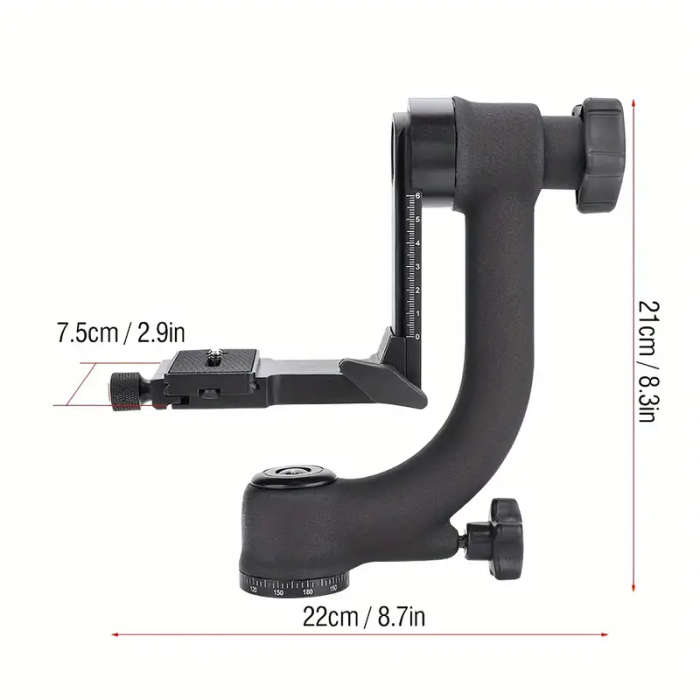 RSI Metal Heavy Duty 360 Degree Panoramic Gimbal Tripod Head