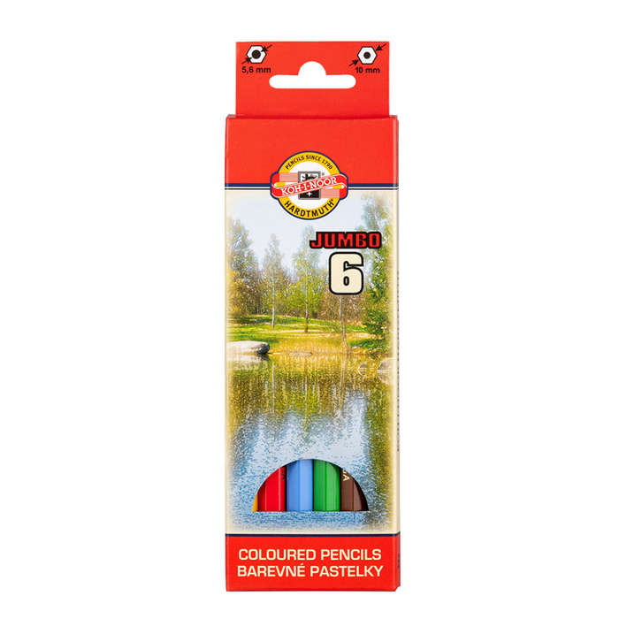 Set of Jumbo Coloured Pencils