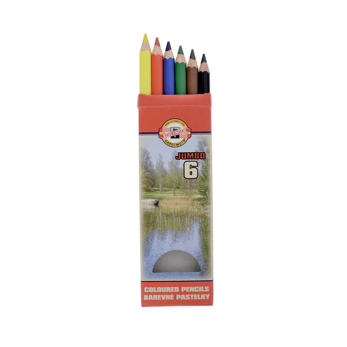 Set of Jumbo Coloured Pencils