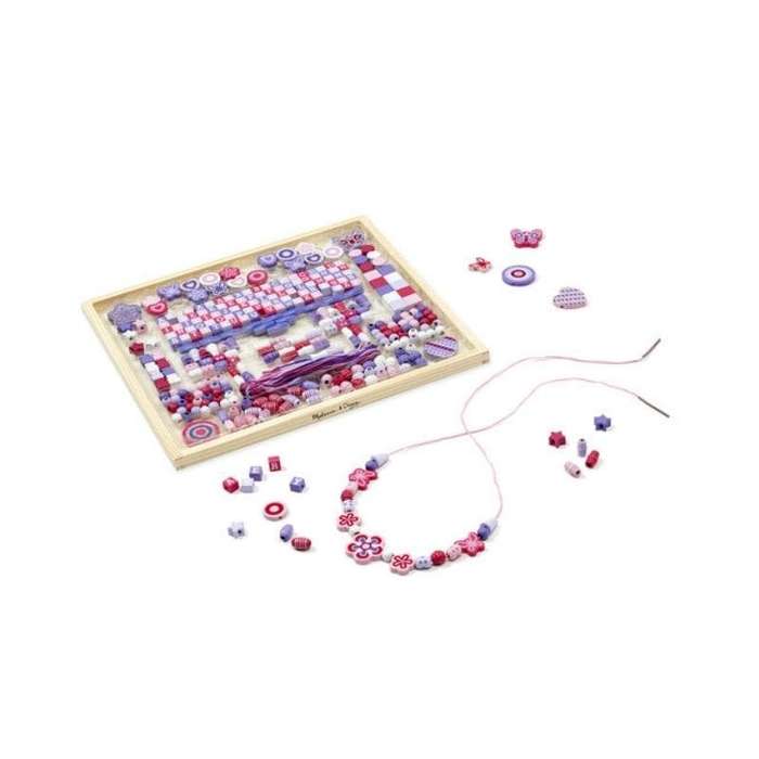 Melissa &amp; Doug: Created by Me! Alphabet Beads Wooden Bead Kit: 3+ Years