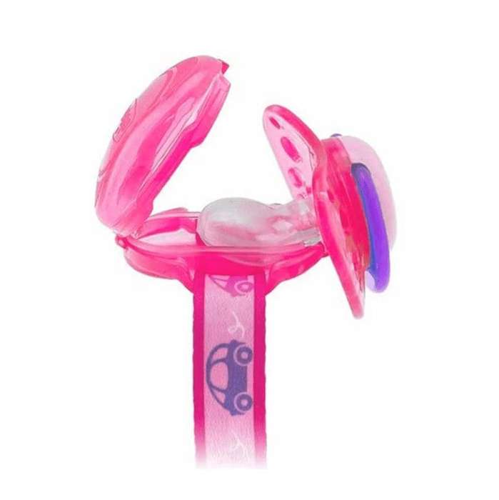 Clip with Teat Cover Pink (Chicco)
