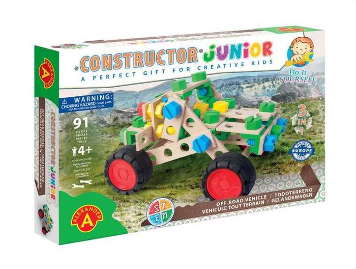 3 in 1 Constructor Junior off-road Vehicle: 91 pieces