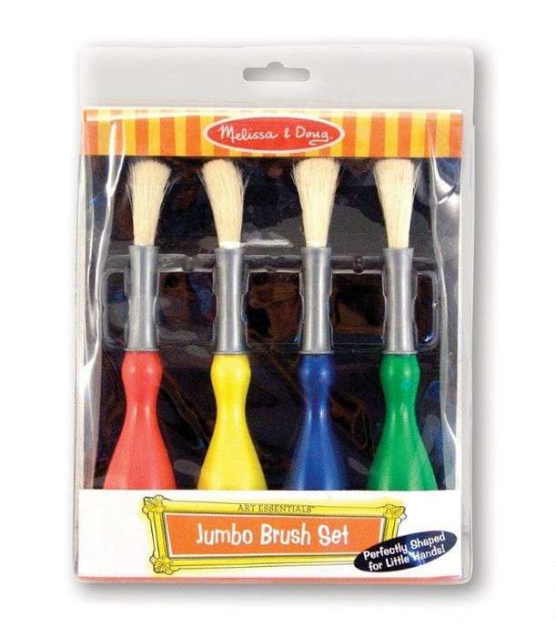 Melissa &amp; Doug: Jumbo Paint Brushes - Set of 4