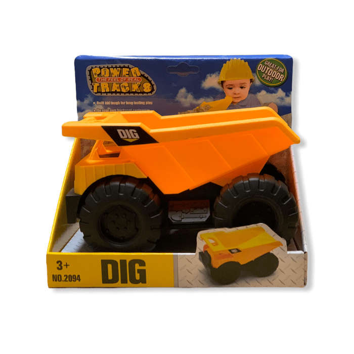 Power Tracks Dig Friction Construction Truck: Dump Truck
