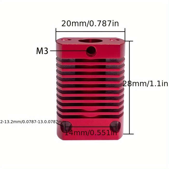 High quality Hotend MK8 Extruder 1.75MM Filament Kit upgrade Ender3/5/CR10 (no sock)